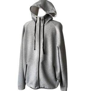 32 DEGREES Men's Hoodie Sweatshirt Full Zip Tech Fleece Track Jacket Size M